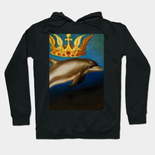 Dolphin with a Crown Hoodie